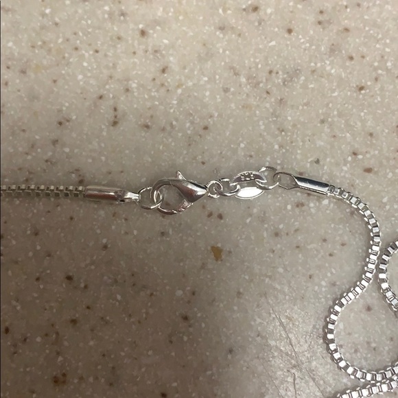 Australian Blue Opal Necklace - Picture 2 of 3